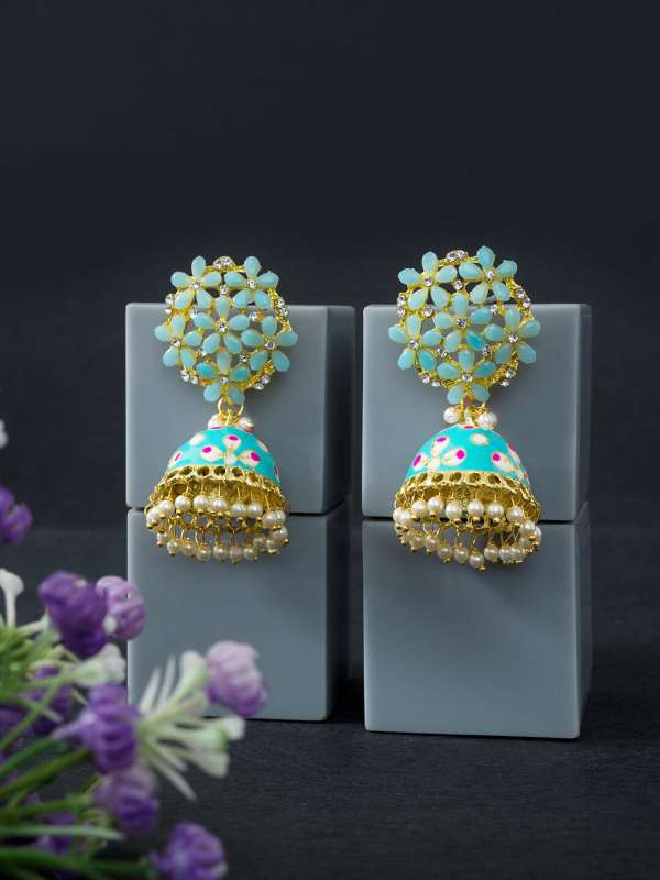 Buy Kushals Fashion Jewellery Classic Jhumkas Earrings  Earrings for  Women 23095514  Myntra