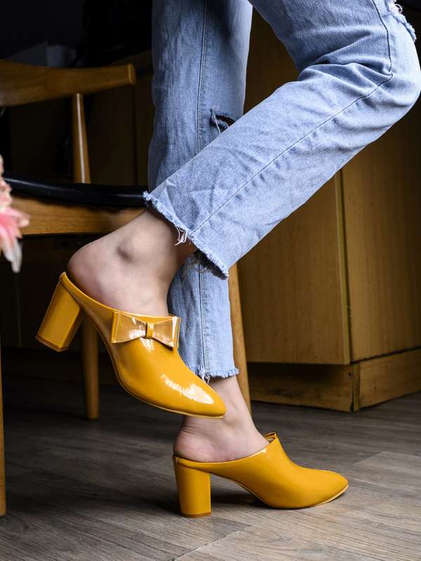 Shoes Yellow Heels Buy Shoes Yellow Heels online in India