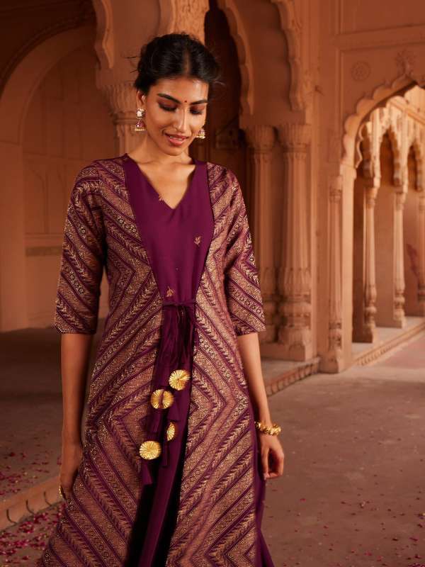 Myntra a line best sale dresses