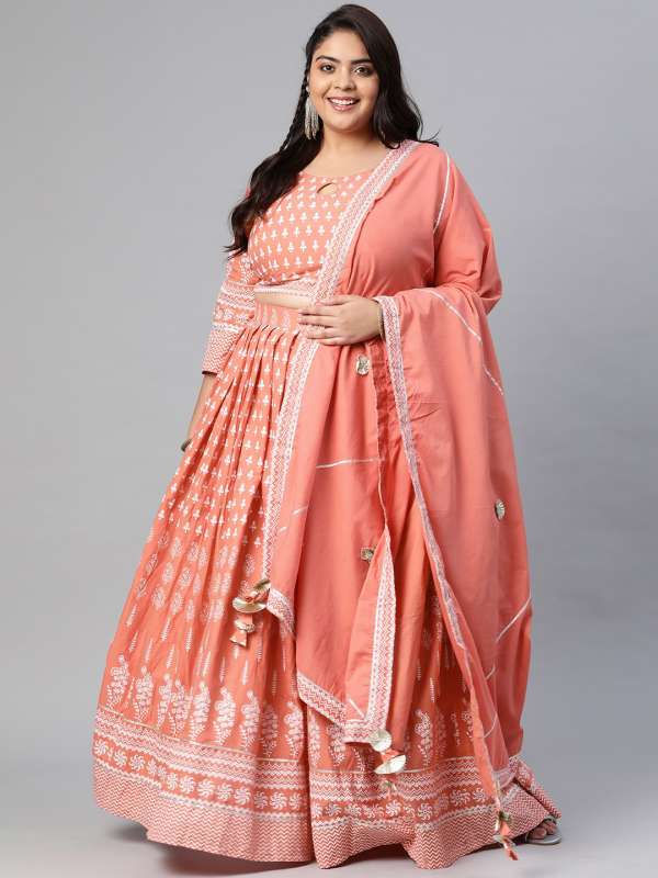 Buy Plus Size Lehenga Choli Online on Myntra