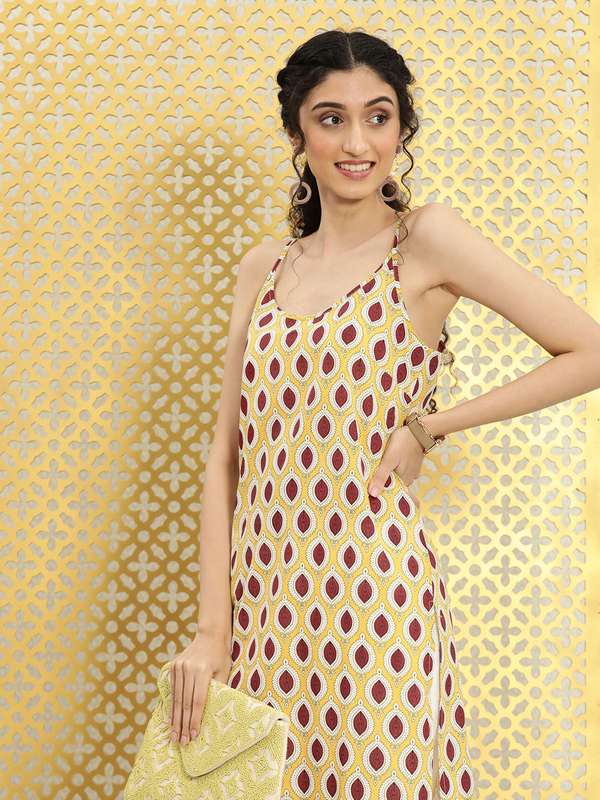 spaghetti strap kurta online