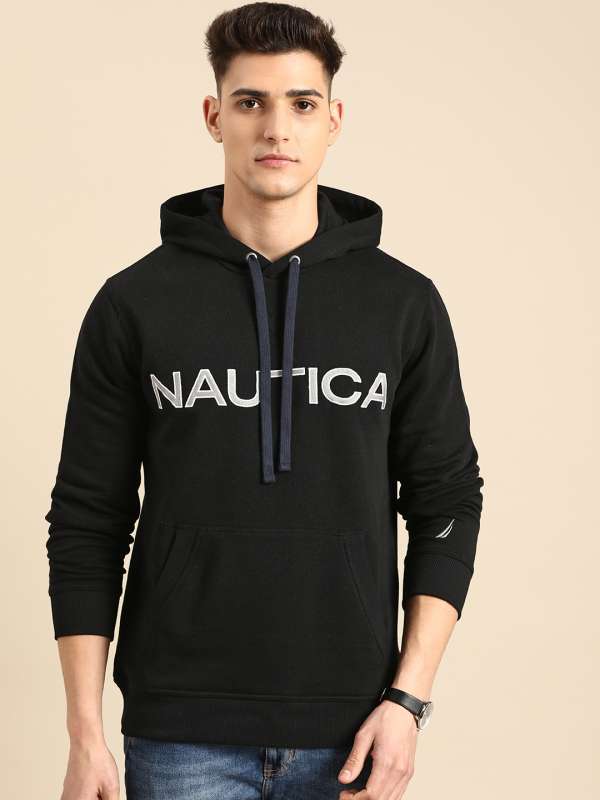 nautica black hoodie