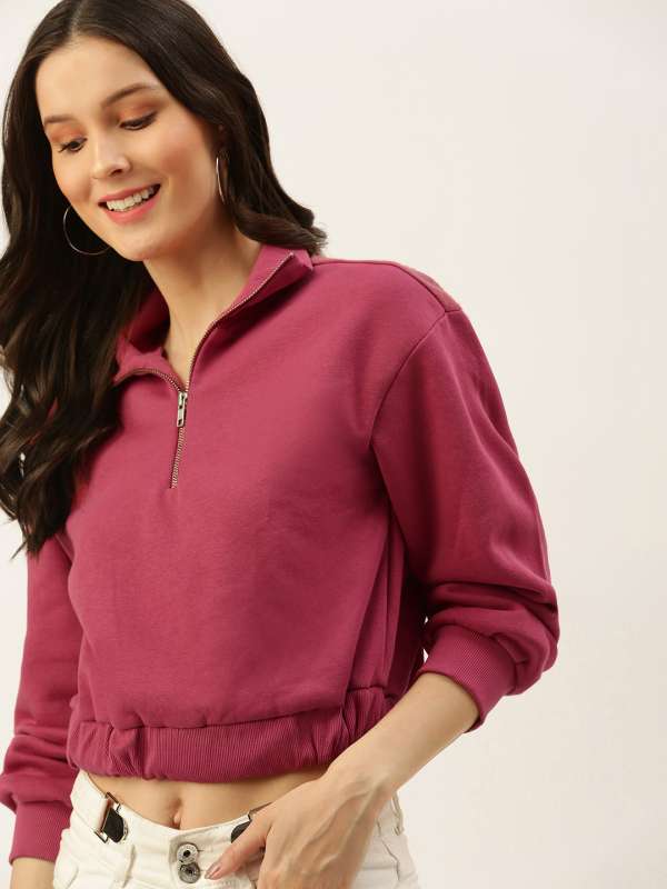 Women Cropped Sweatshirts Buy Women Cropped Sweatshirts online