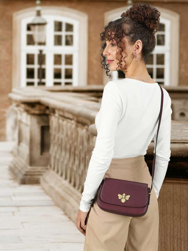 Womens burgundy handbags deals