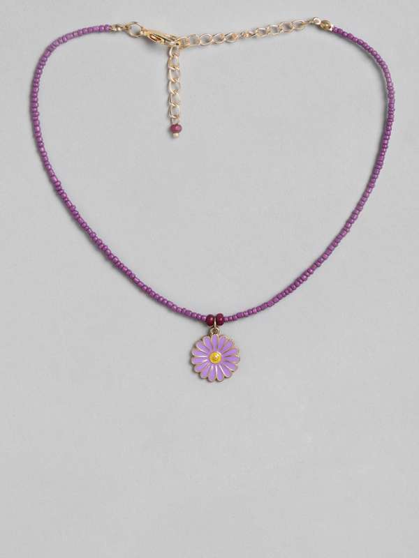 Purple clearance chain necklace