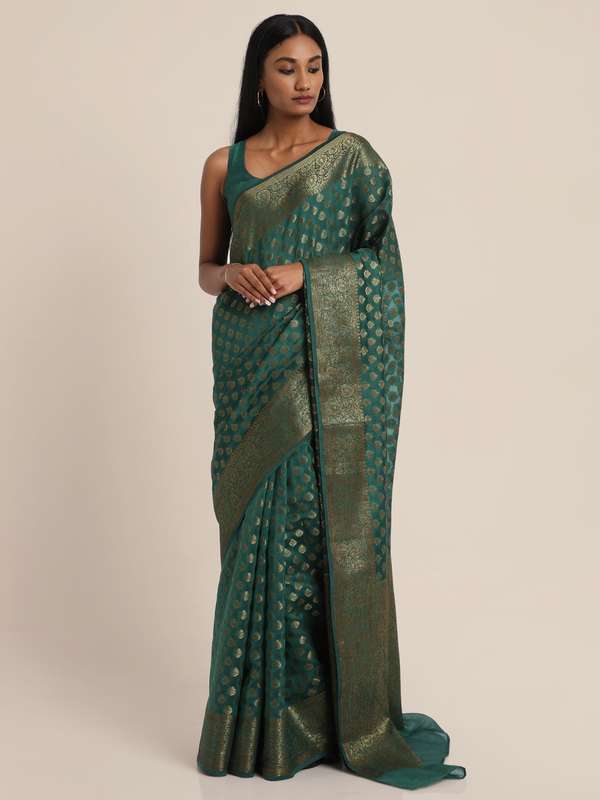 myntra banarasi saree