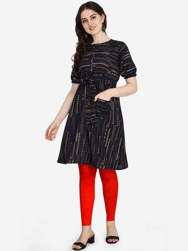 Short kurti in myntra clearance