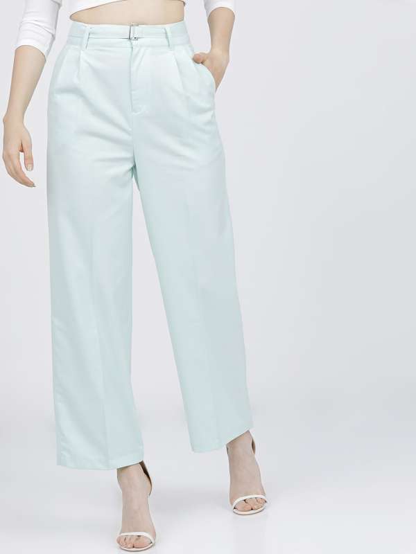 Mint Green Trousers - Buy Mint Green Trousers online in India