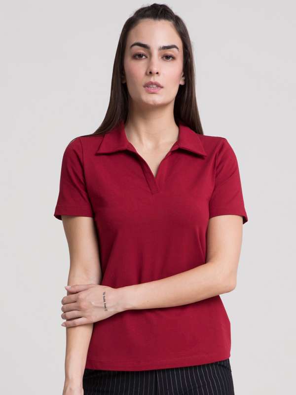 Women Tshirt Collar Buy Women Tshirt Collar online in India