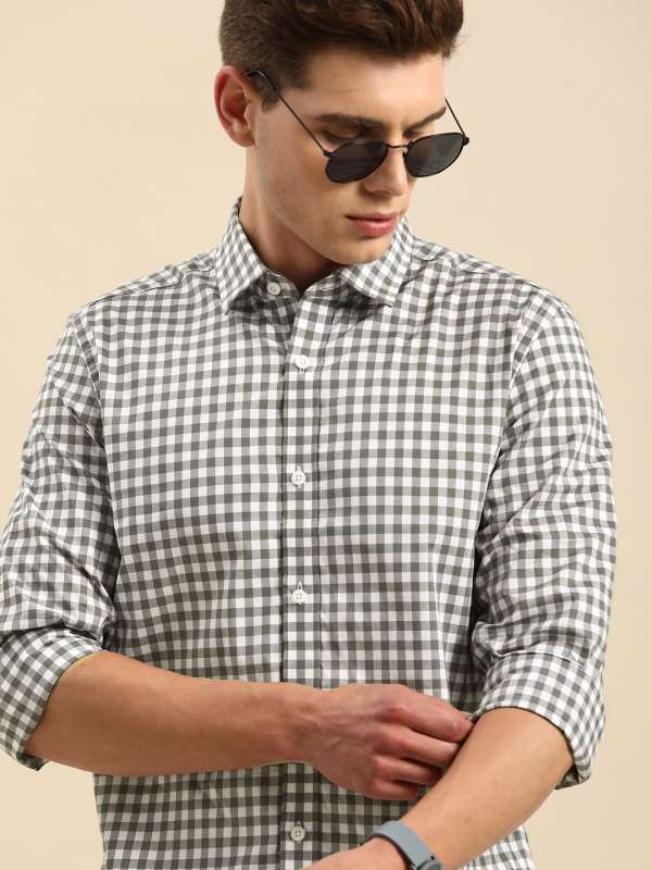 Beneden afronden mengsel pik Grey Color Shirt - Buy Grey Shirts Online for Men & Boys | Myntra