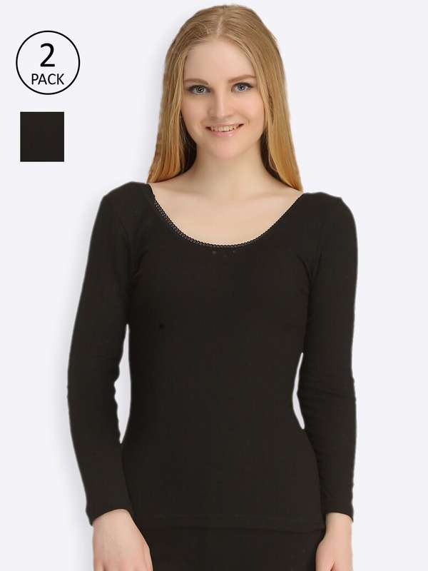 Buy Black Full Sleeve Inner online in India