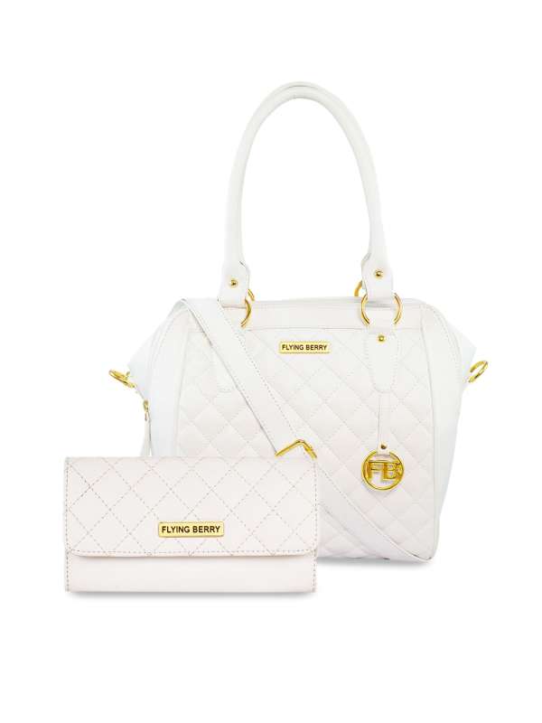 White and hotsell gold handbag