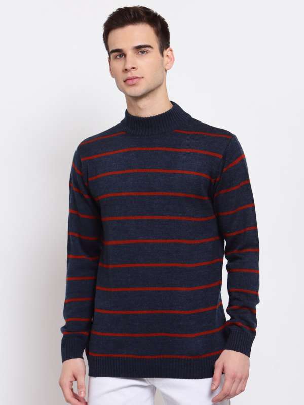 Navy and red sweater hotsell