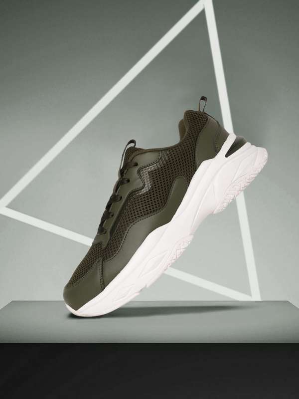 Green chunky sneakers store