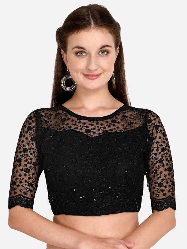 Black glitter new arrivals blouse