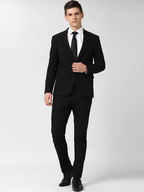 formal black suit