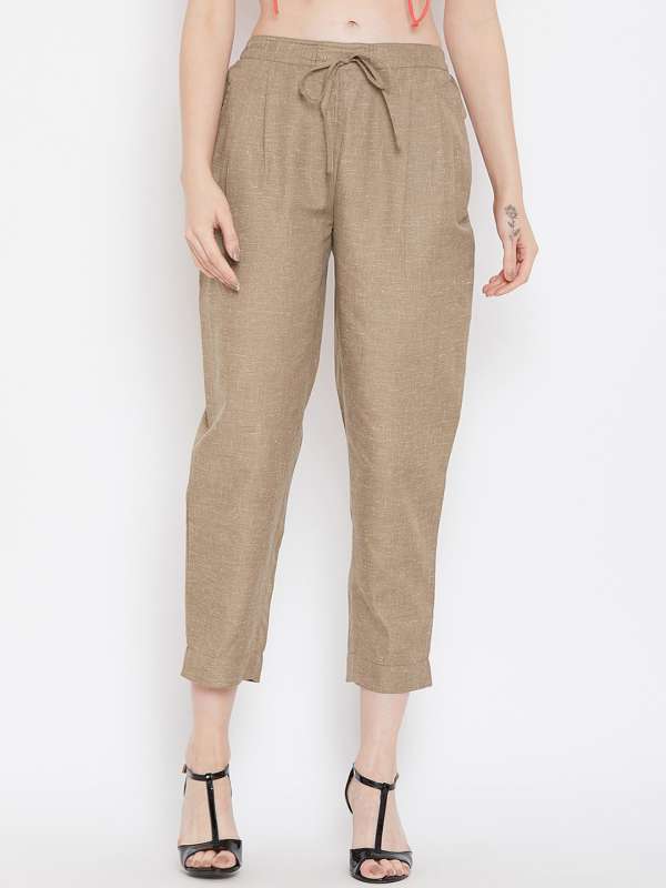 French Lime Plain Ladies Silver Cotton Silk Ethnic Pencil Pant at Rs  475/piece in Mumbai