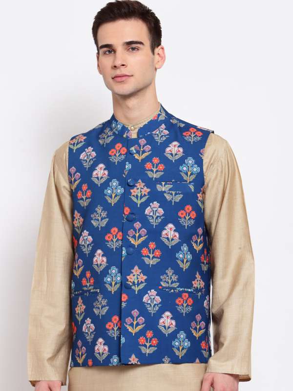 Printed nehru jackets online hotsell