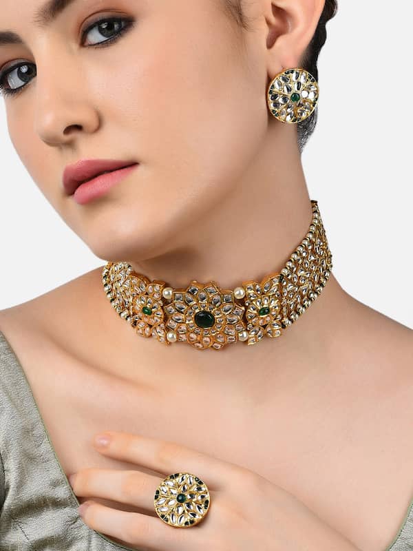 WOMEN FASHION Accessories Costume jewellery set Golden Size M Pieces costume jewellery set Golden M discount 69% 
