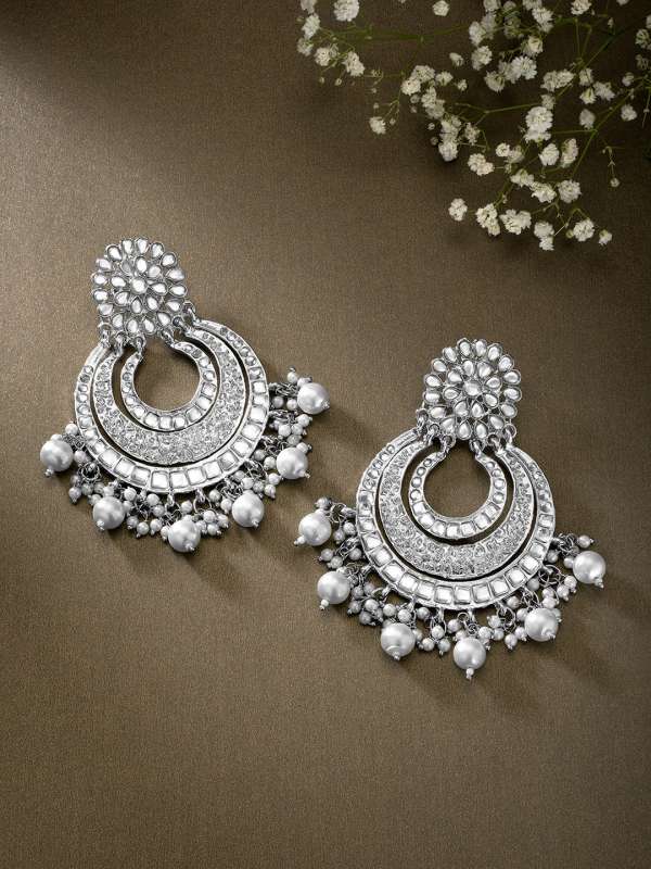 Peora Chandra Bali Earrings Buy Peora Chandra Bali Earrings online in India