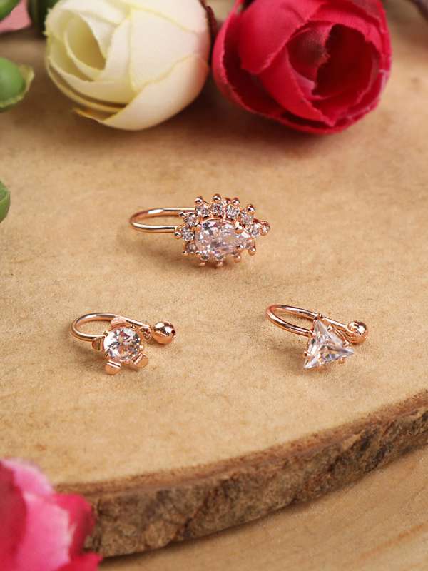 American diamond nose pin clearance price