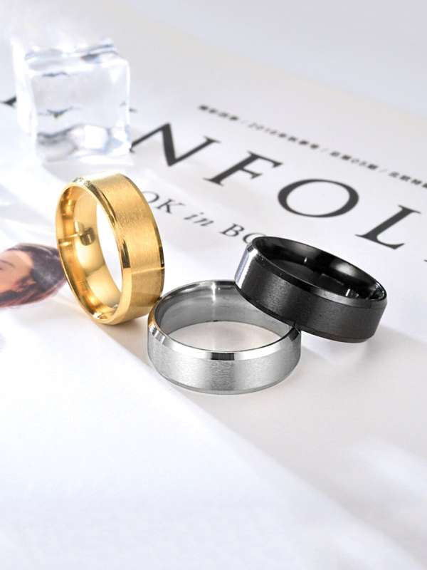 Yellow Chimes Rings for Men and Boys Adjustable Ring for Men Gold