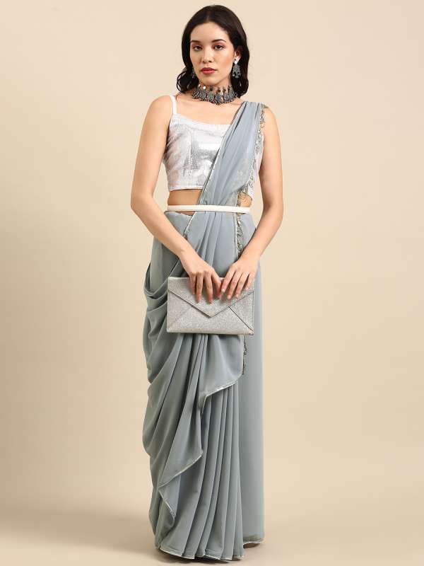 Saree gown myntra shop