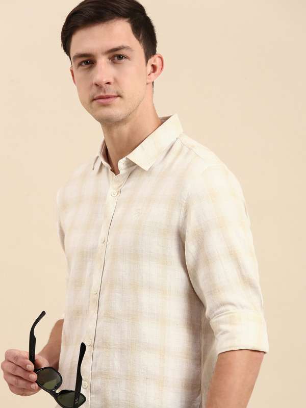 Linen shirts online shopping sales