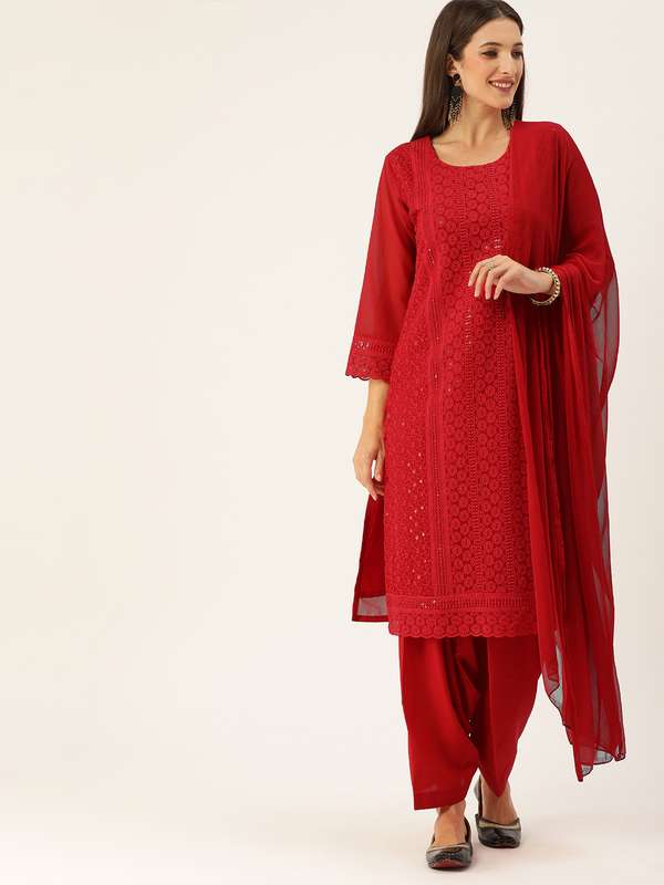 chikankari dress