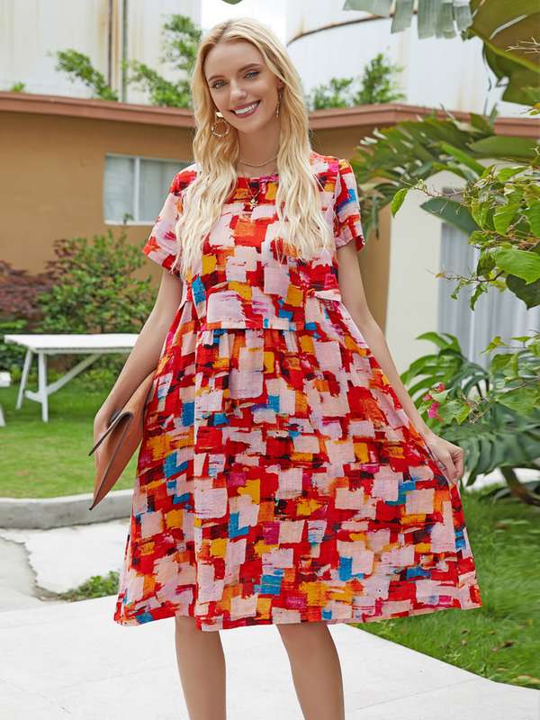 Urbanic Red Dress - Buy Urbanic Red Dress online in India