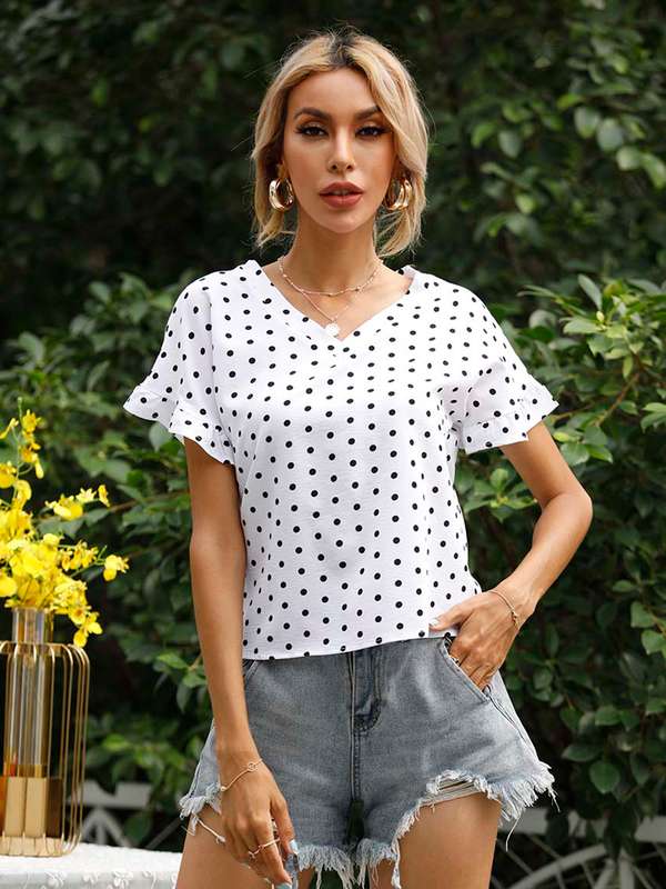 urbanic polka dot top