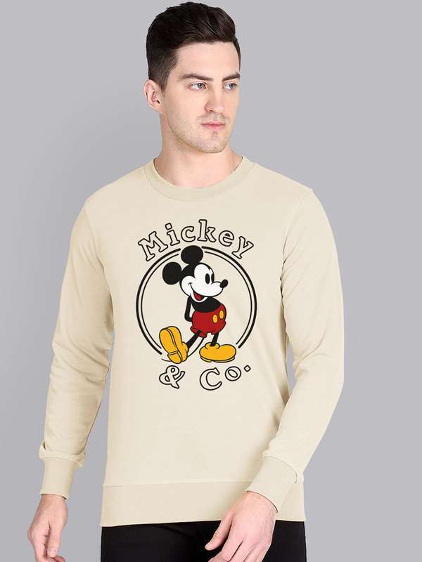 Mens mickey sweatshirt Clearance