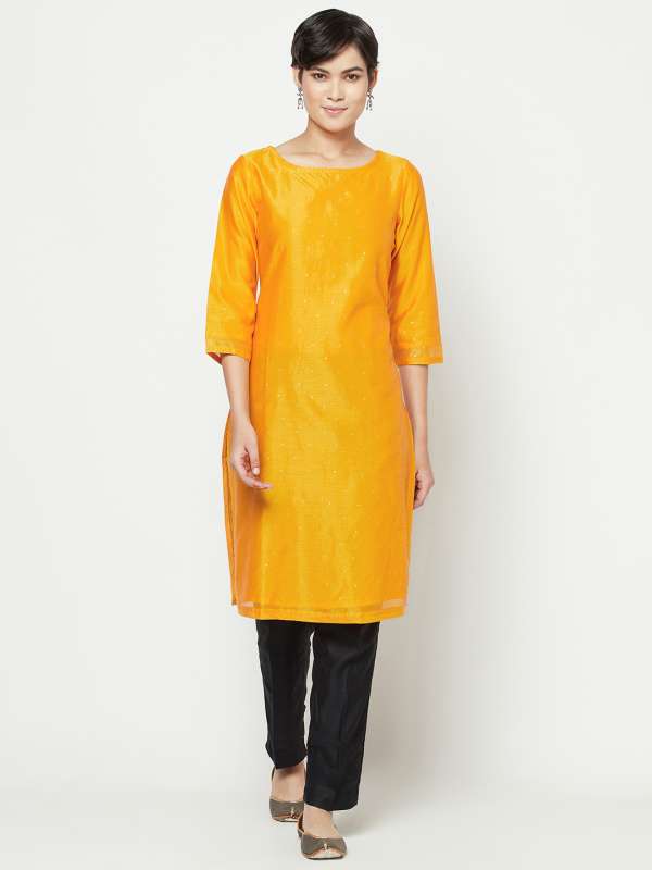 Fabindia on sale mustard kurta