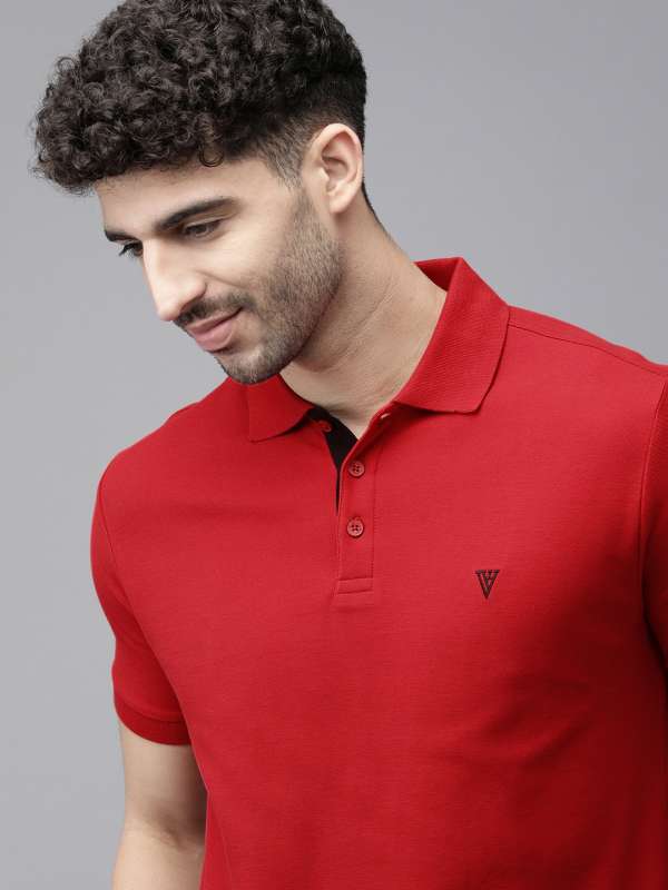 Red colour t shirt outlet