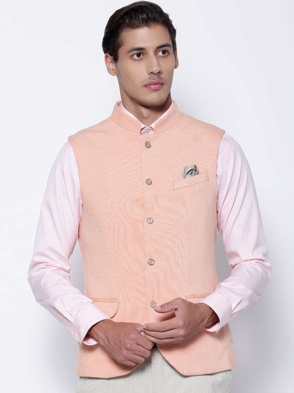 Peach colour hotsell waistcoat