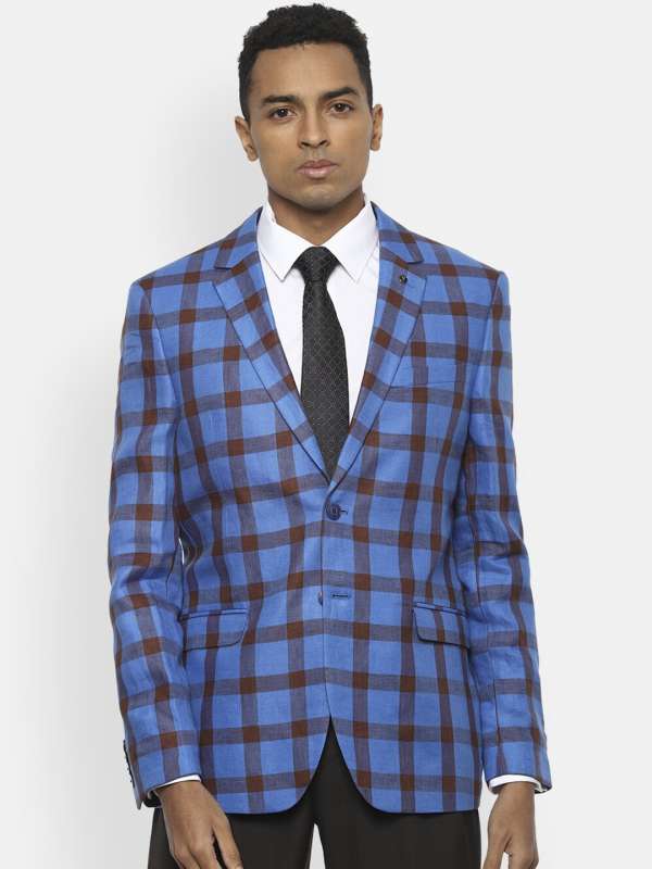 Van heusen checked blazers outlet