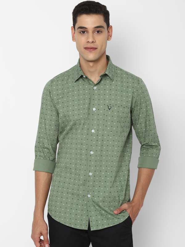 Allen solly sales slim fit shirts