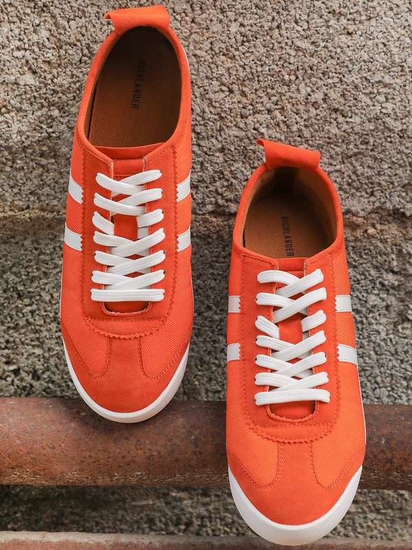 Men Orange Sneaker Shoes - Buy Men 