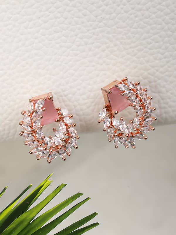 Sterling Silver and Rose Gold Earrings - Troy O'Brien Fine Jewellery