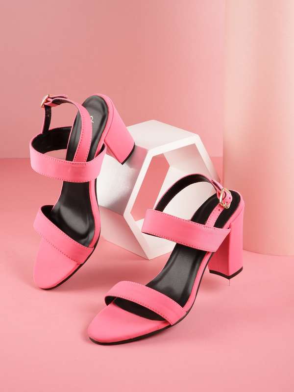 Coral pink heels outlet