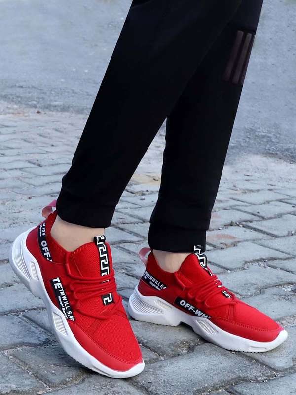 running shoes red