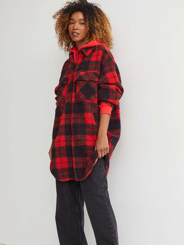 red check jacket mens