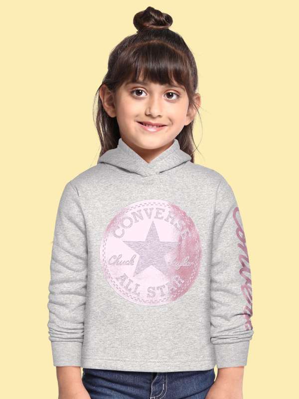 Girls sales converse sweatshirt