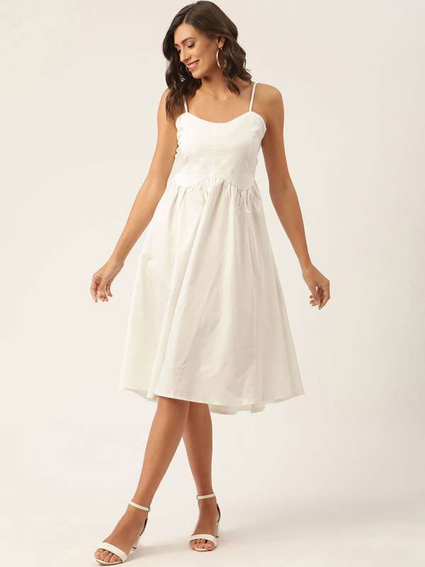 White Slip Dress - Buy White Slip Dress online in India