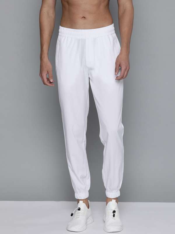 White jogger pants  HOWTOWEAR Fashion