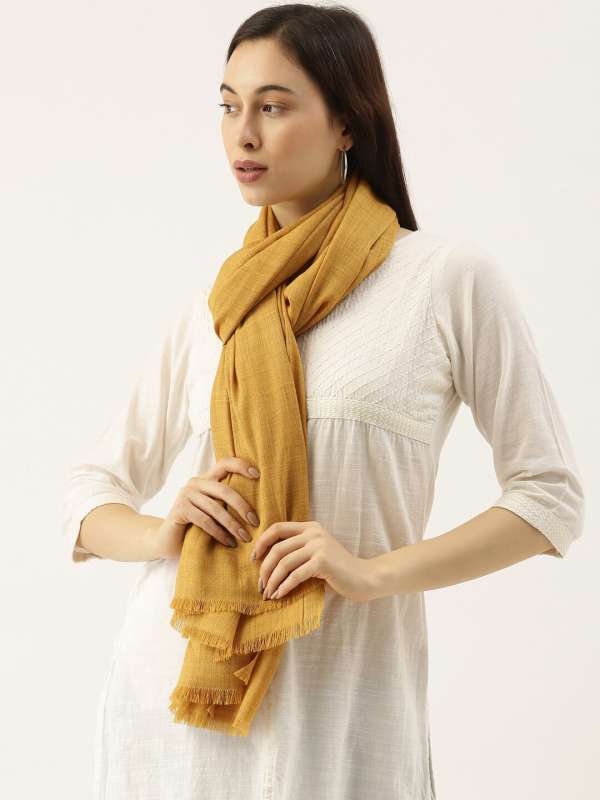 Woolen top stole myntra