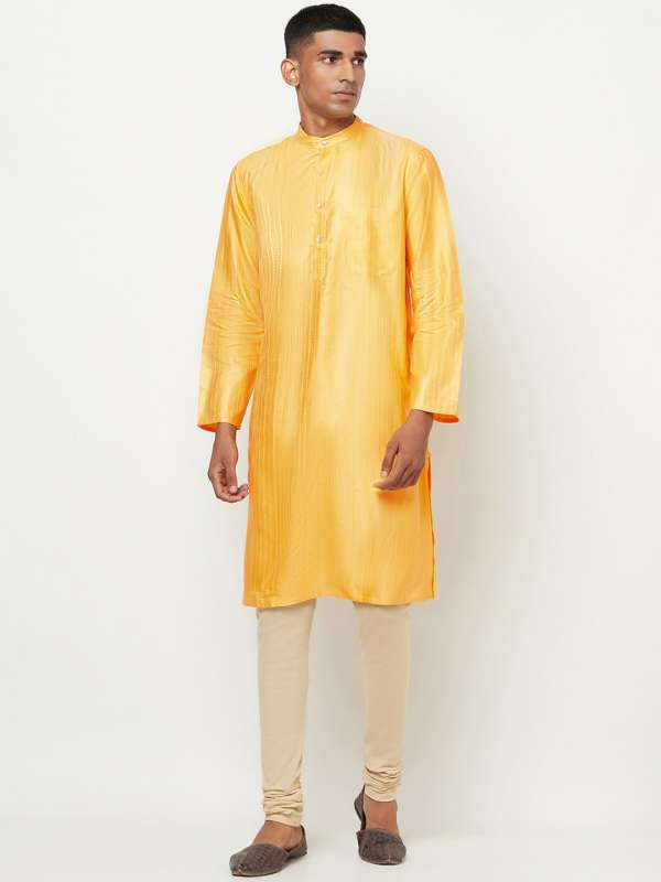 Yellow Men Ethnic Wear Fabindia Buy Yellow Men Ethnic Wear