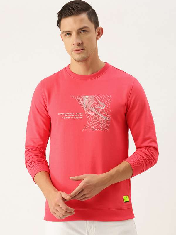 peter england red sweatshirt