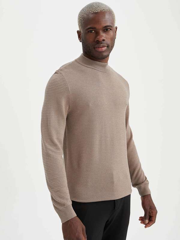 Men Beige Sweater - Buy Men Beige 