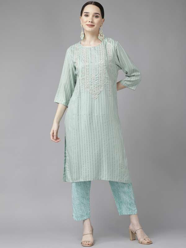 W sea hot sale green kurta